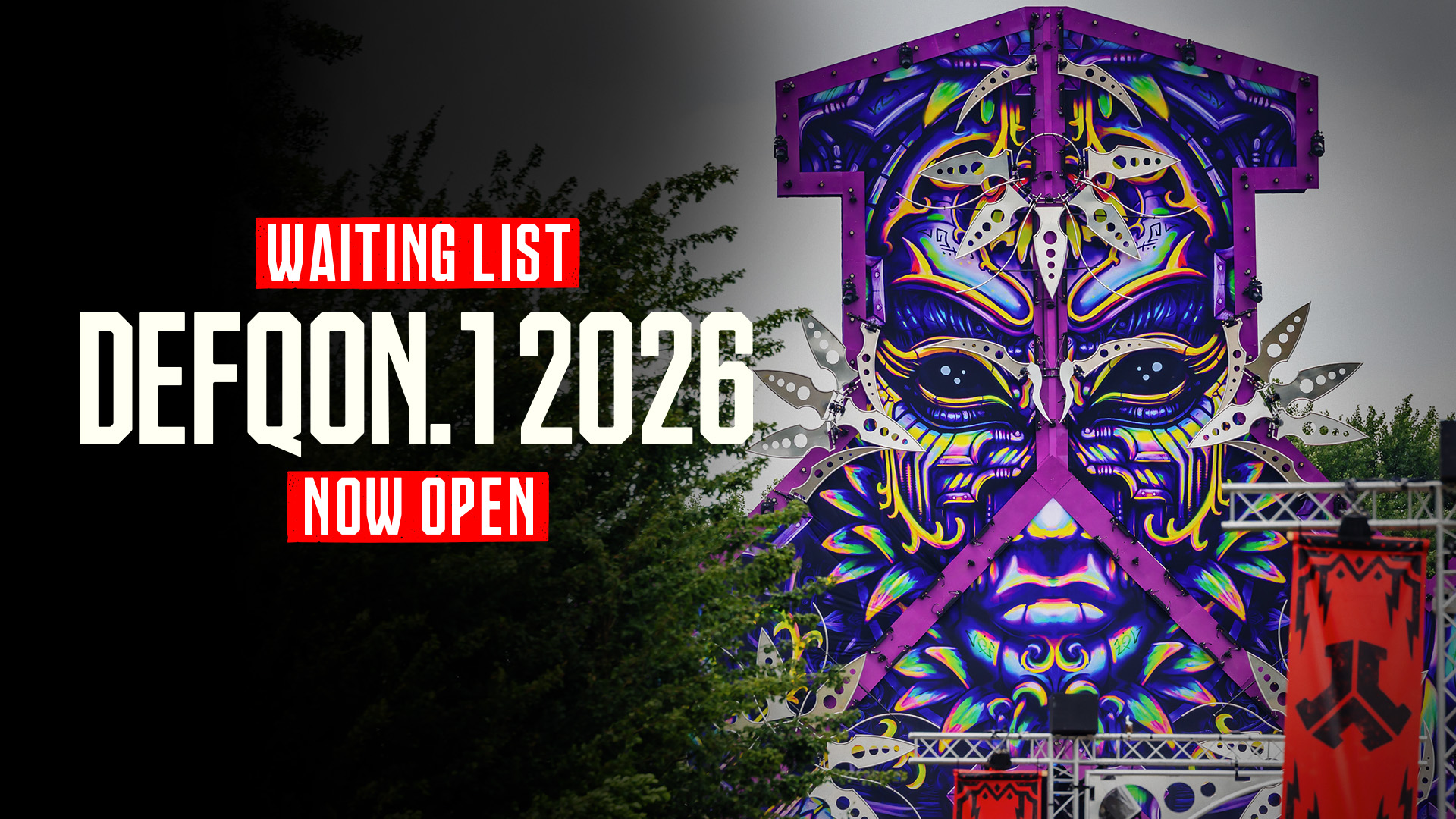 Waiting List Defqon.1 2026 now open